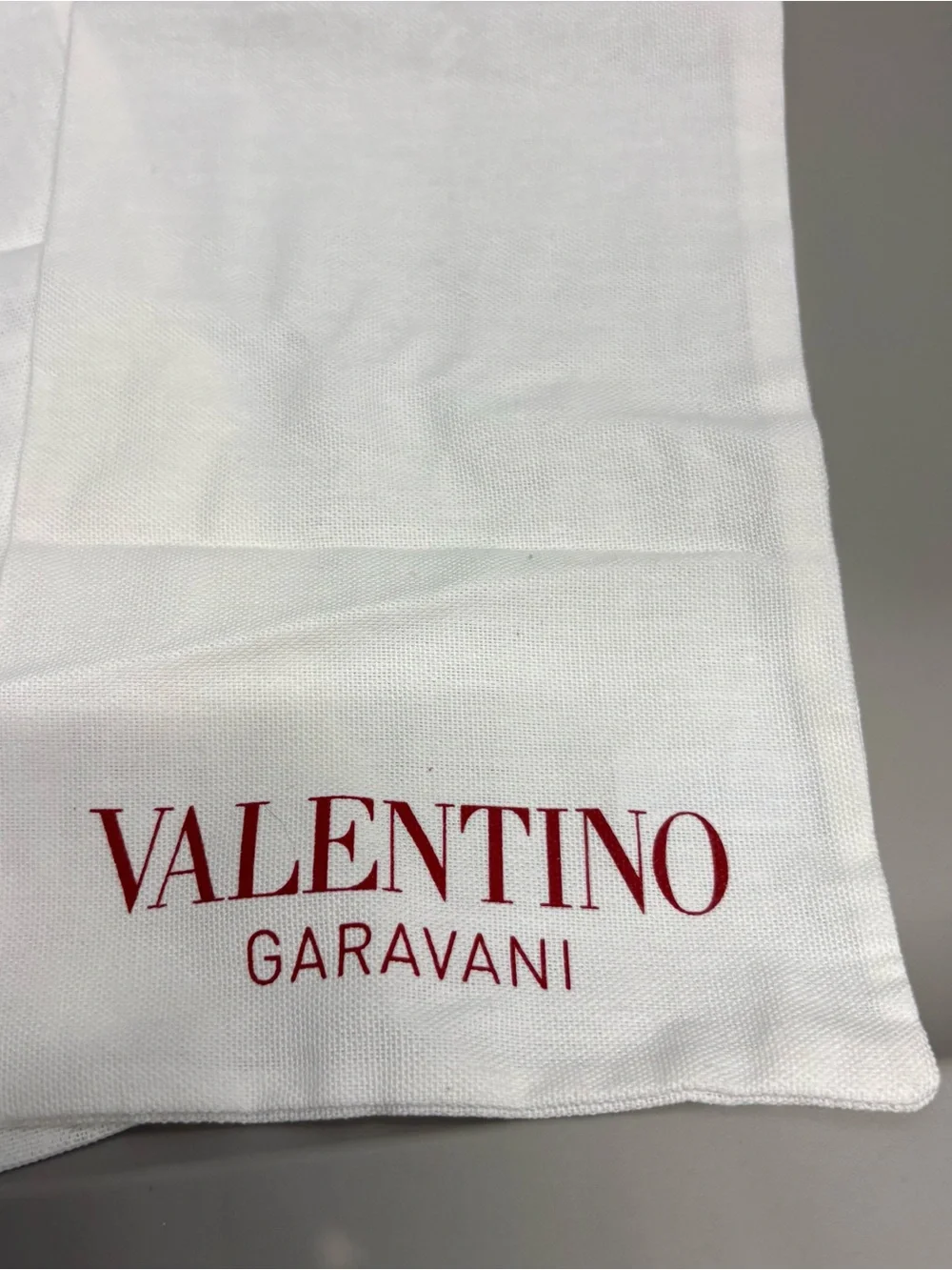 Valentino Garavani White Dust Bag Set of 2